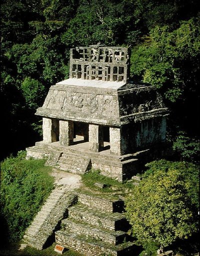 Veduta del Tempio del Sole da Mayan